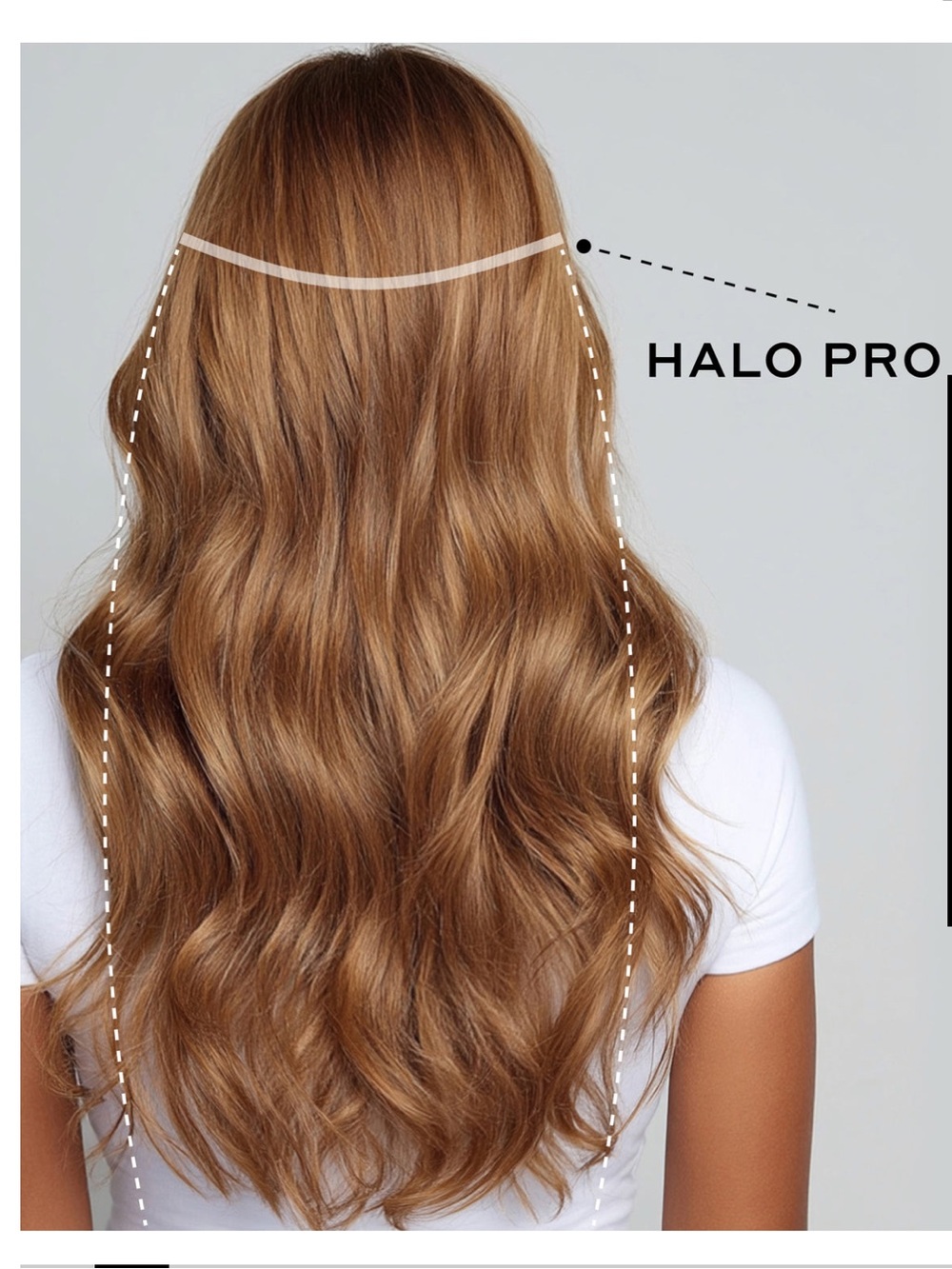 Bellami HALO PRO EXTENSIONS KIT, CHESTNUT BROWN #6 NATURAL